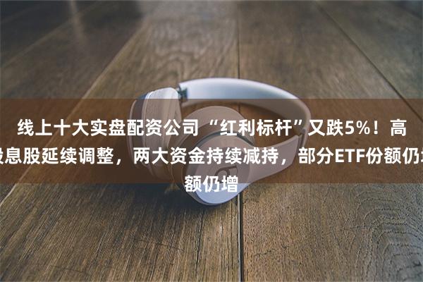 线上十大实盘配资公司 “红利标杆”又跌5%！高股息股延续调整，两大资金持续减持，部分ETF份额仍增