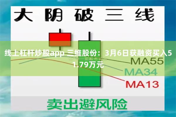 线上杠杆炒股app 三维股份：3月6日获融资买入51.79万元